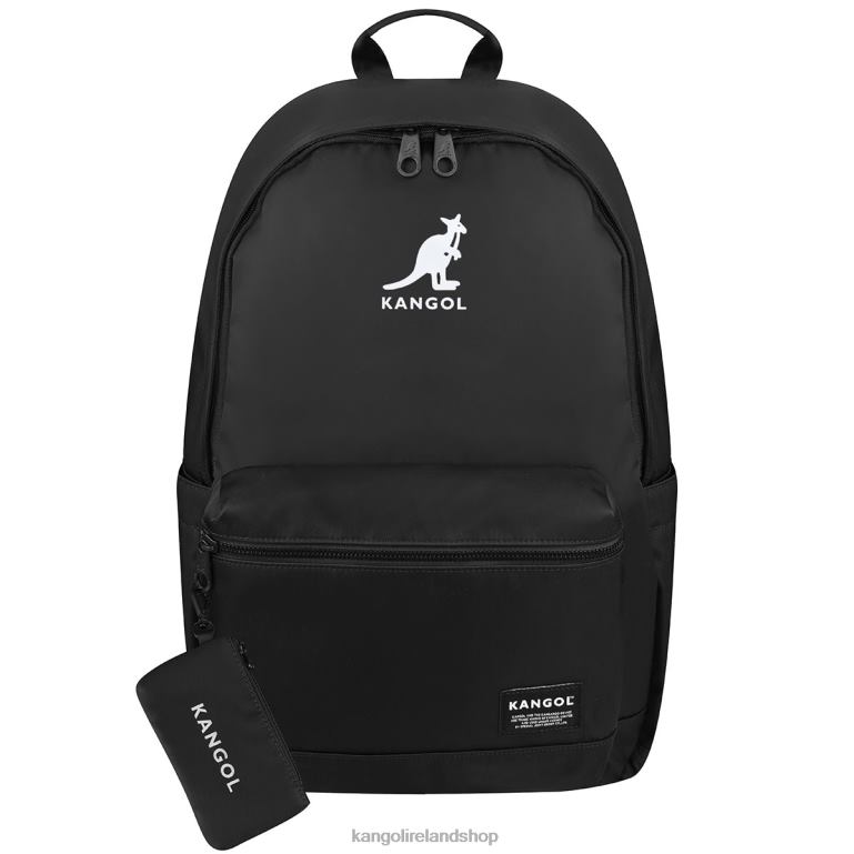 IE Kangol Classic Backpack Black Unisex Accessories 6B26V945