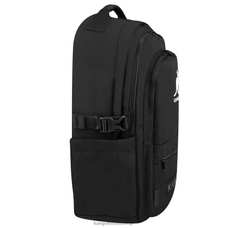 IE Kangol Linear Light Backpack Black Unisex Accessories 6B26V952