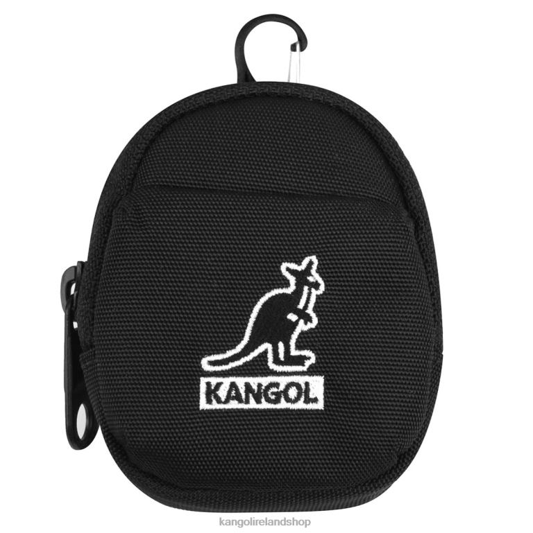IE Kangol Linear Light Backpack Black Unisex Accessories 6B26V952