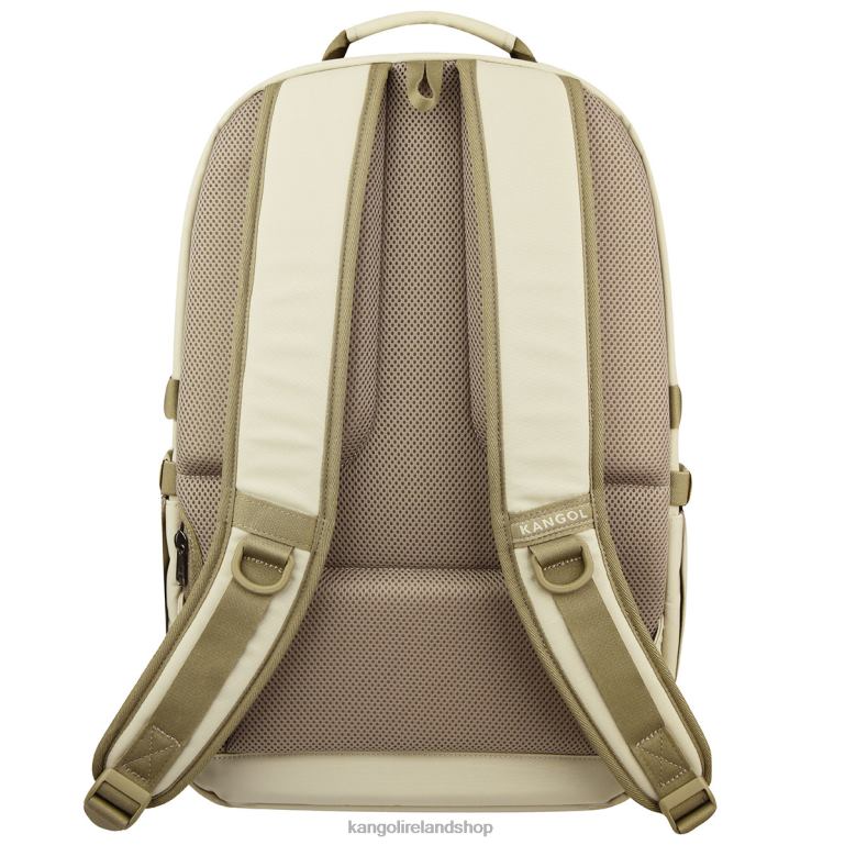 IE Kangol Linear Light Backpack Ecru Unisex Accessories 6B26V953