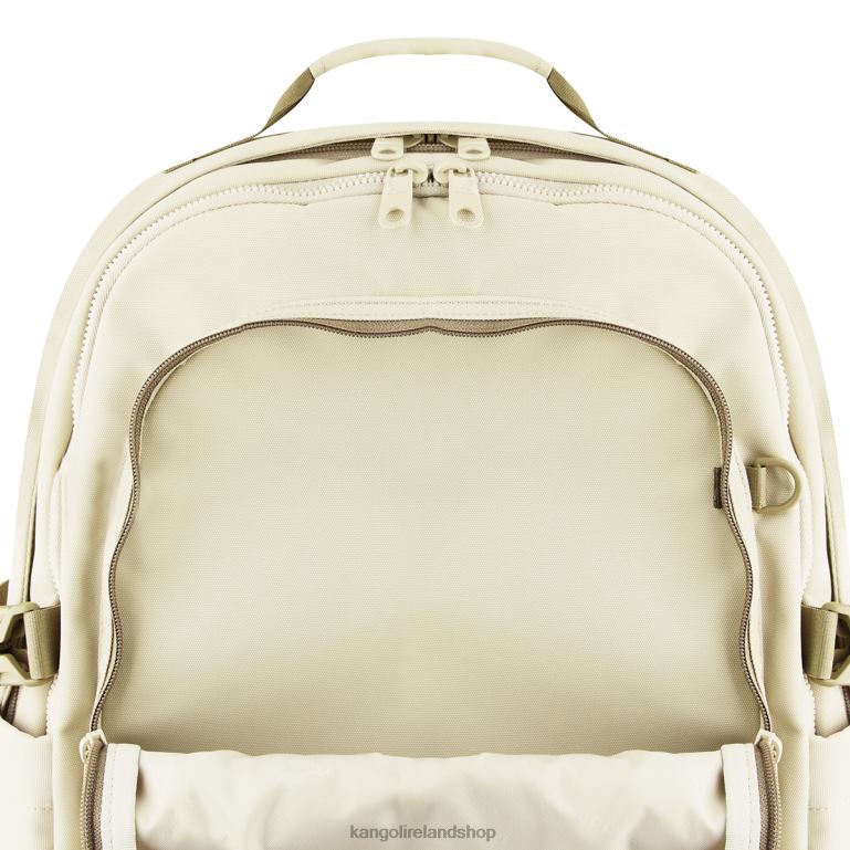 IE Kangol Linear Light Backpack Ecru Unisex Accessories 6B26V953
