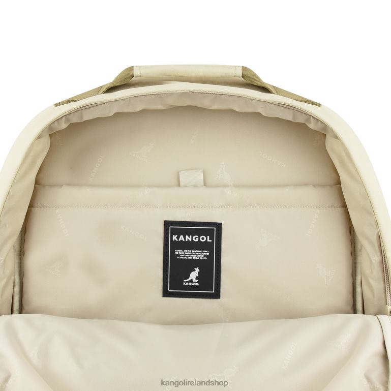 IE Kangol Linear Light Backpack Ecru Unisex Accessories 6B26V953