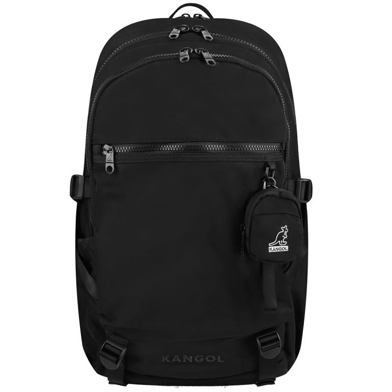 IE Kangol Ultra Backpack Black Unisex Accessories 6B26V954