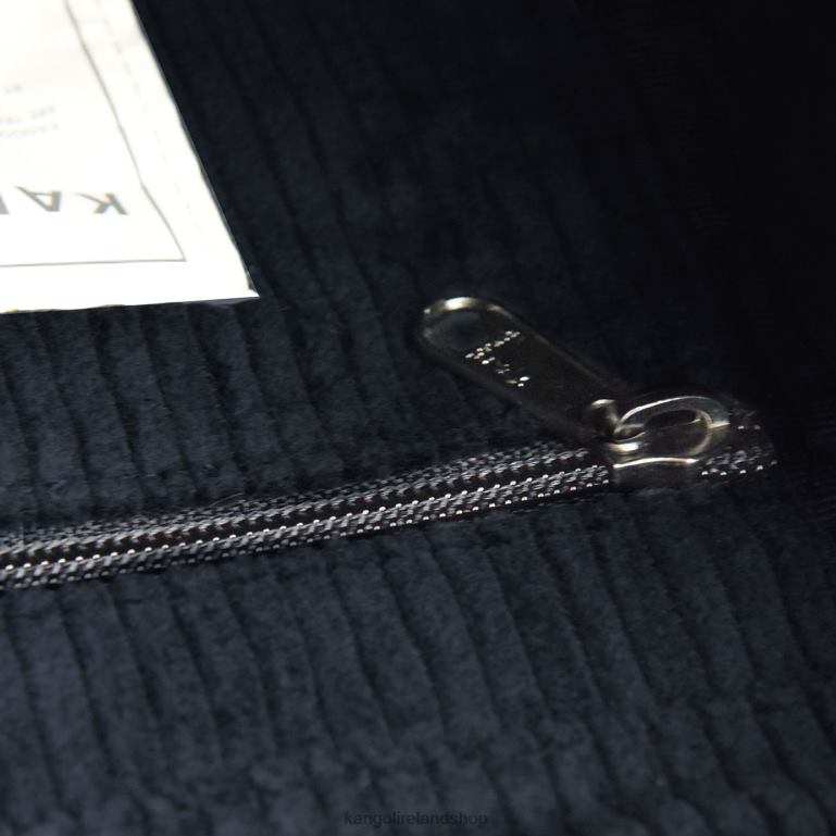 IE Kangol Cord V Pocket Bucket Bag Navy Unisex Accessories 6B26V978