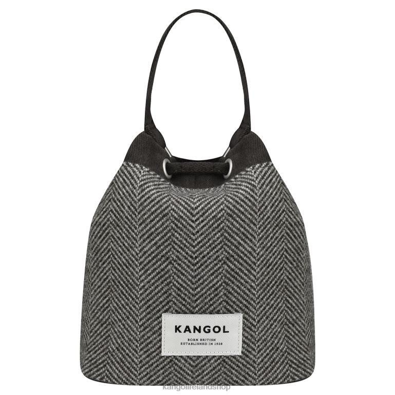 IE Kangol Herringbone Bucket Bag Mint Unisex Accessories 6B26V981