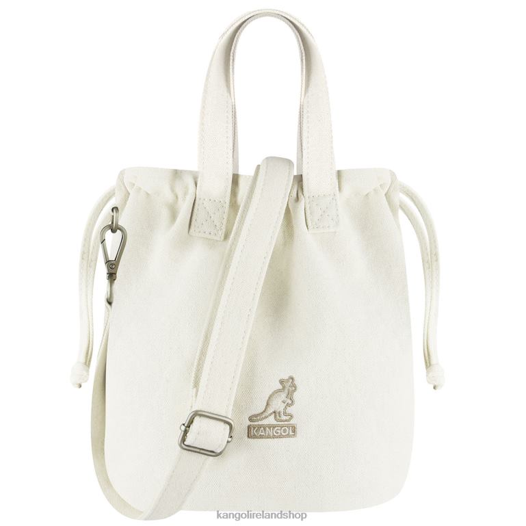 IE Kangol Reversible Paisley Bucket Bag Ivory Unisex Accessories 6B26V963