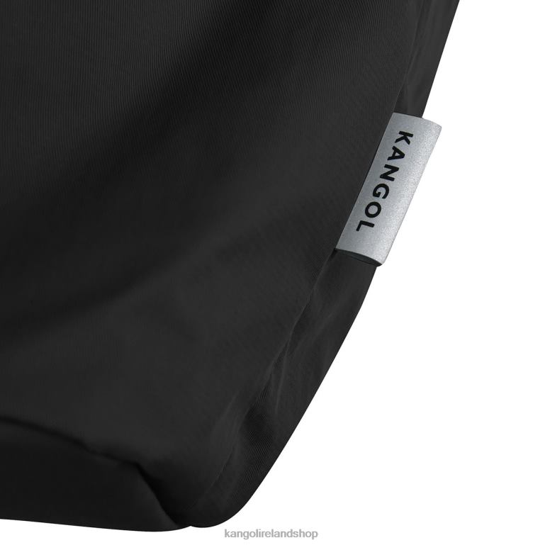 IE Kangol Travel Drawstring Shopper Black Unisex Accessories 6B26V966