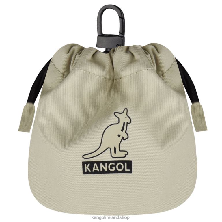 IE Kangol Travel Drawstring Shopper Ecru Unisex Accessories 6B26V967