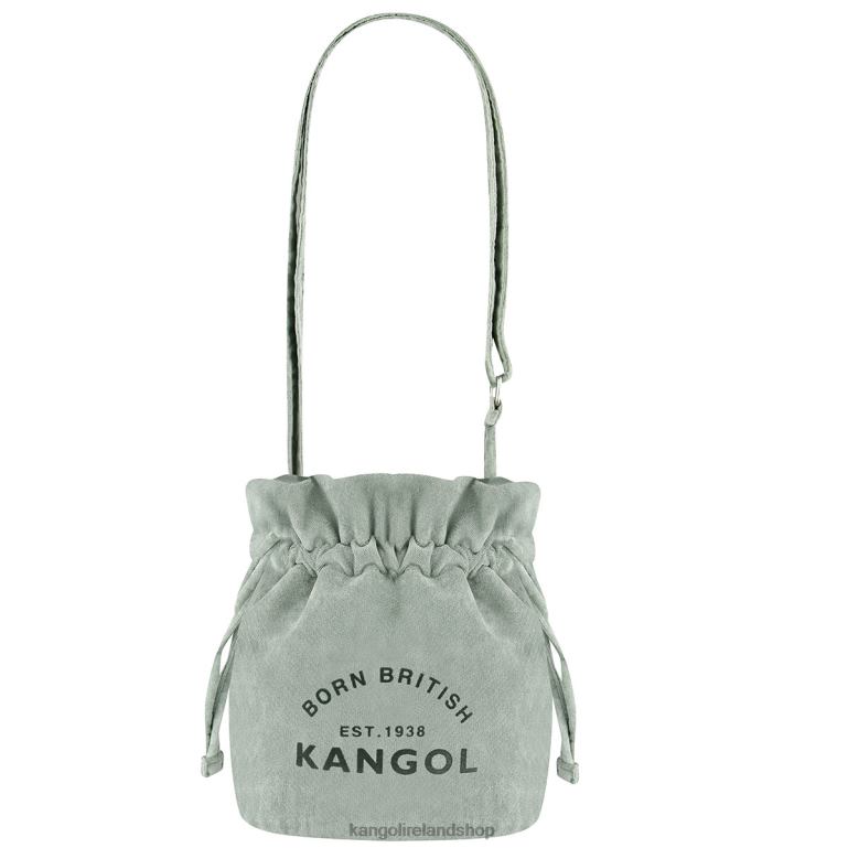 IE Kangol Velvet Drawstring Bag Mint Unisex Accessories 6B26V993