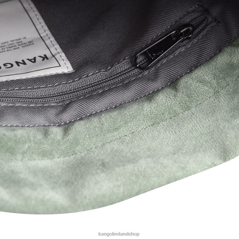 IE Kangol Velvet Drawstring Bag Mint Unisex Accessories 6B26V993