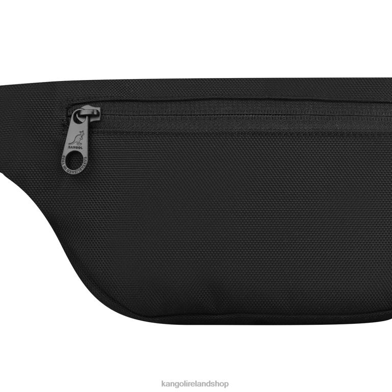 IE Kangol Authentic II Bum Bag Black Unisex Accessories 6B26V960