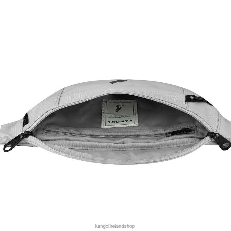 IE Kangol Authentic II Bum Bag Light Grey Unisex Accessories 6B26V961