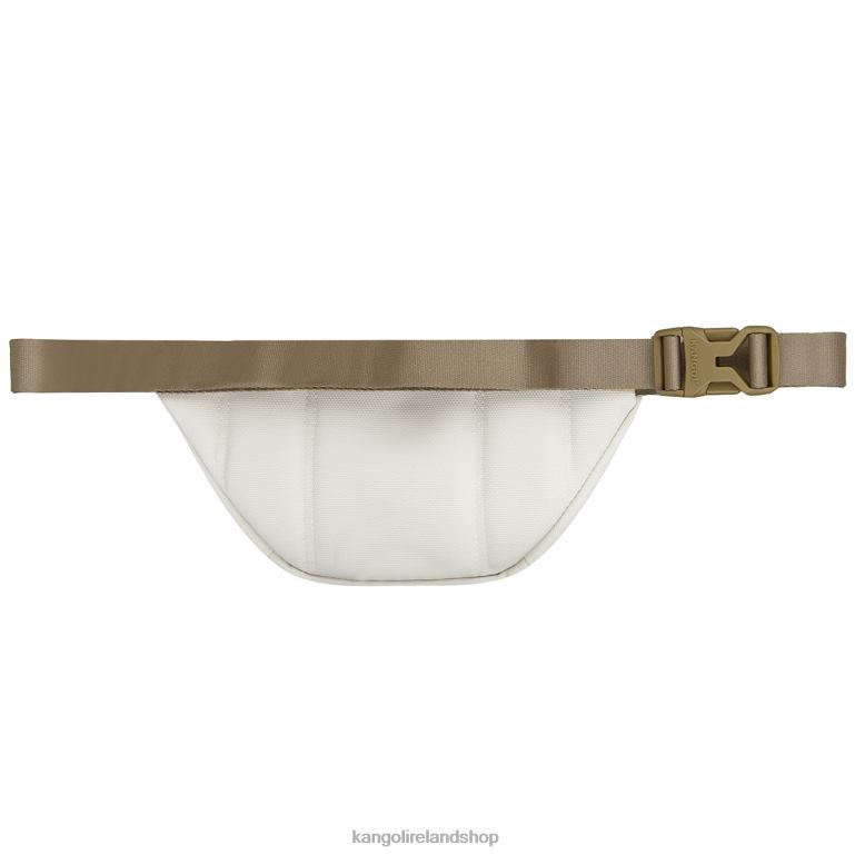 IE Kangol Linear Bum Bag Ivory Unisex Accessories 6B26V943