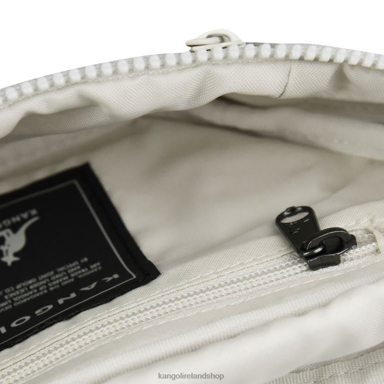 IE Kangol Linear Bum Bag Ivory Unisex Accessories 6B26V943