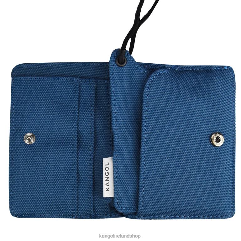 IE Kangol 2-Way Card Holder Dark Blue Unisex Accessories 6B26V1255