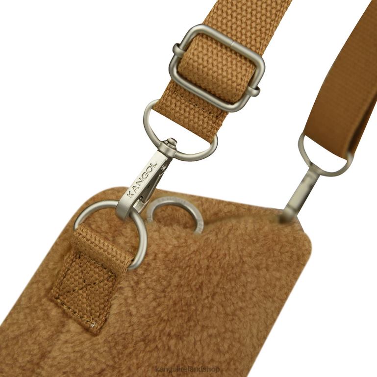 IE Kangol Bichon II Cross Bag Brown Unisex Accessories 6B26V988