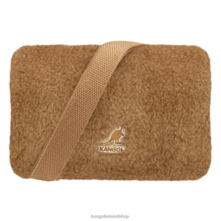 IE Kangol Bichon II Square Cross Bag Brown Unisex Accessories 6B26V985