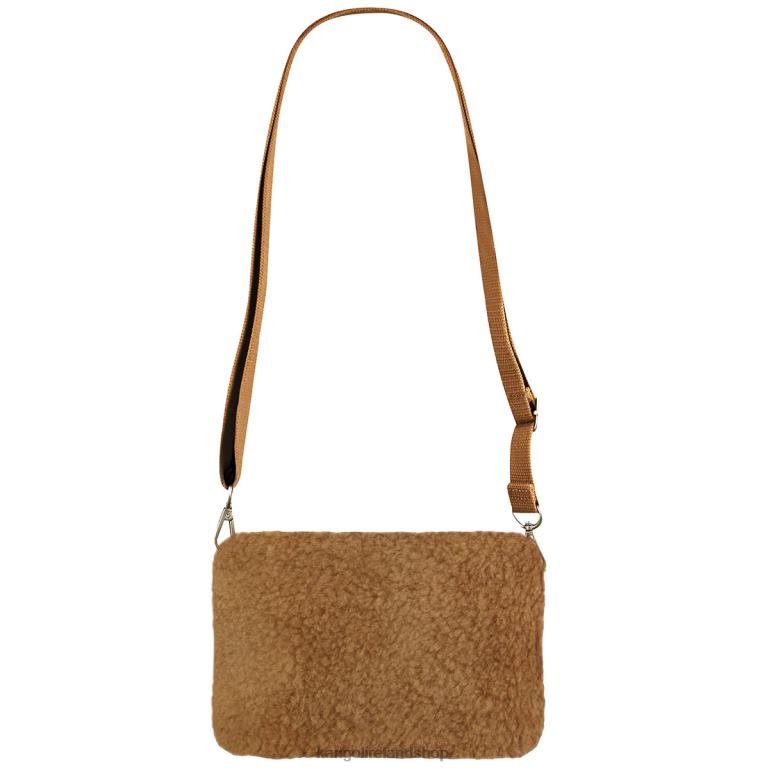 IE Kangol Bichon II Square Cross Bag Brown Unisex Accessories 6B26V985