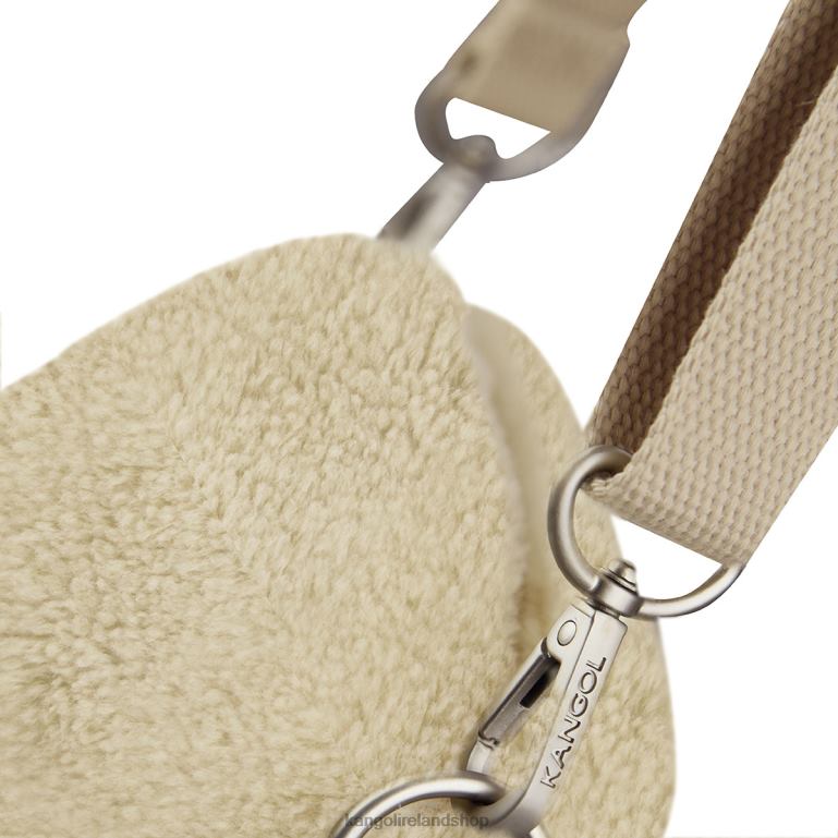 IE Kangol Bichon II Square Cross Bag Ecru Unisex Accessories 6B26V986