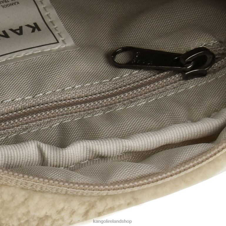 IE Kangol Bichon II Square Cross Bag Ecru Unisex Accessories 6B26V986