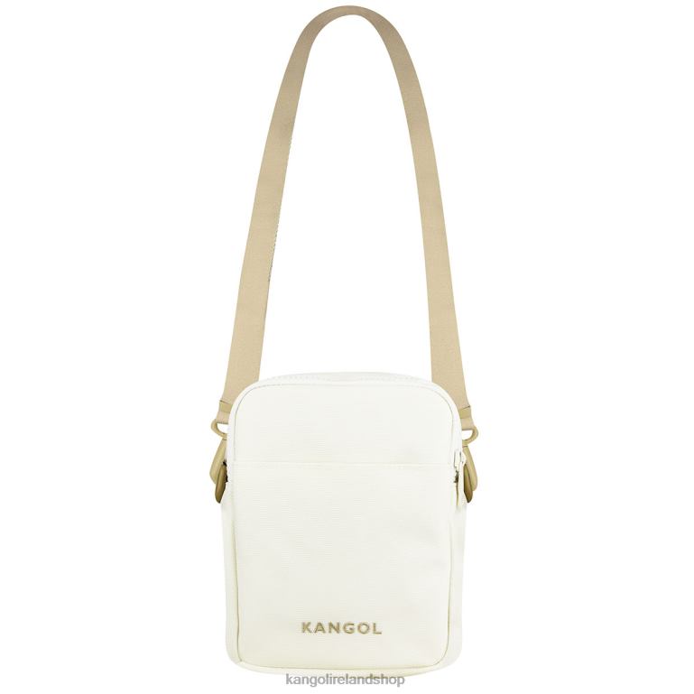 IE Kangol Linear Cross Bag II Ivory Unisex Accessories 6B26V944