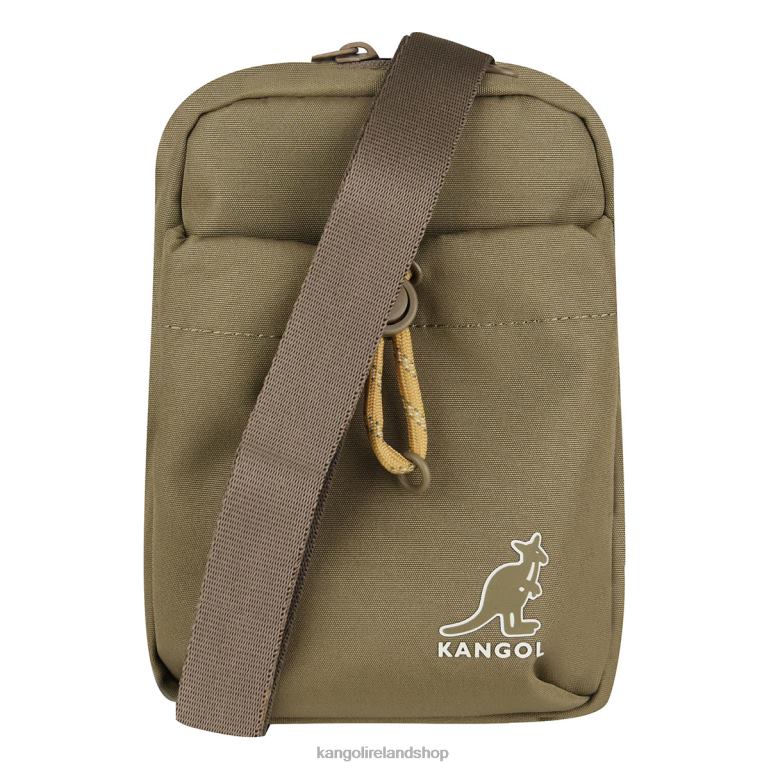 IE Kangol Weekend Light Cross Bag Beige Unisex Accessories 6B26V949