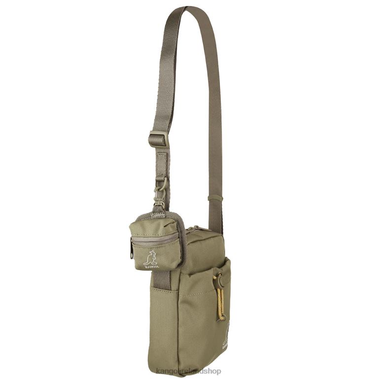 IE Kangol Weekend Light Cross Bag Beige Unisex Accessories 6B26V949