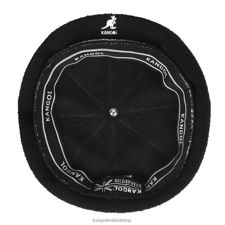 IE Kangol 2-Tone Bermuda Jax Beret Black Unisex Accessories 6B26V400