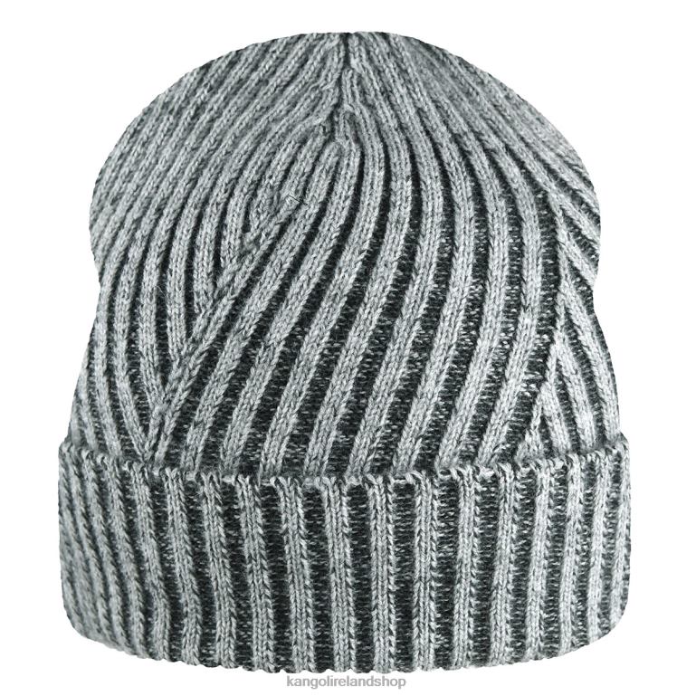 IE Kangol 2-Tone Cuff Pull-On Grey Unisex Accessories 6B26V837