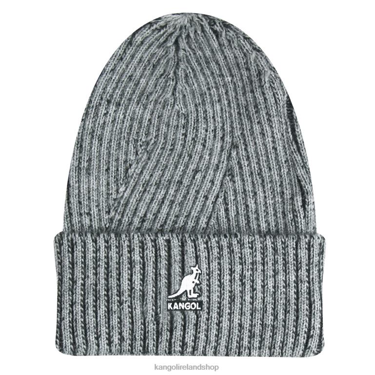 IE Kangol 2-Tone Cuff Pull-On Grey Unisex Accessories 6B26V837