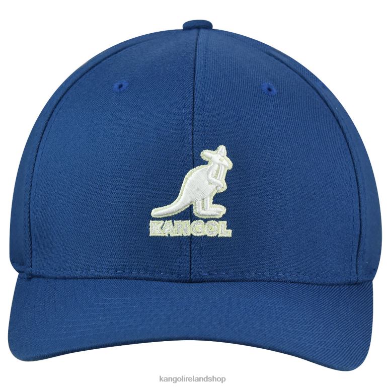 IE Kangol 3D Wool Flexfit Baseball Mykonos Blue Unisex Accessories 6B26V302