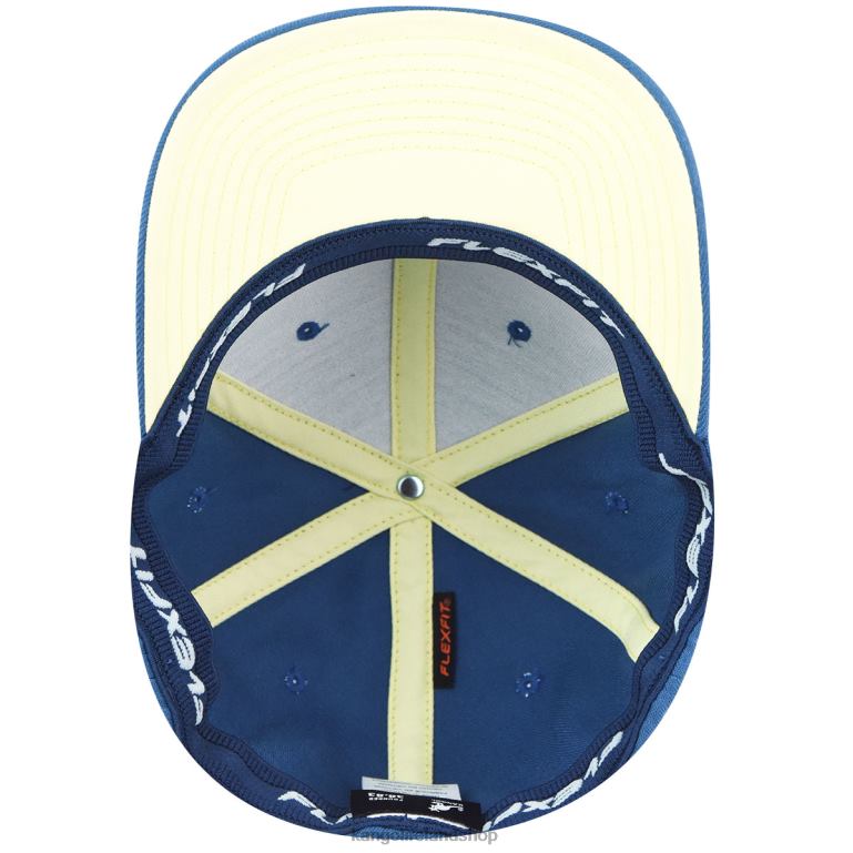 IE Kangol 3D Wool Flexfit Baseball Mykonos Blue Unisex Accessories 6B26V302
