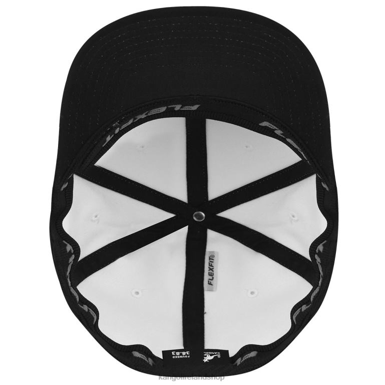 IE Kangol 3D Wool Flexfit Baseball White/Black Unisex Accessories 6B26V301