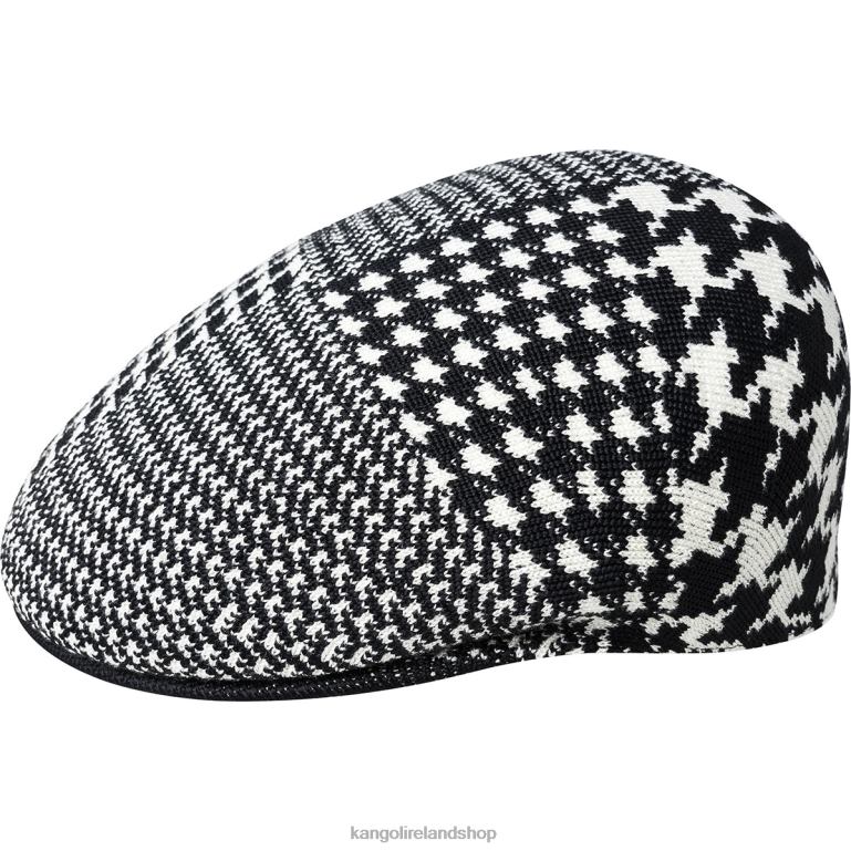 IE Kangol Abstract Houndstooth 504 Cream/Black Unisex Accessories 6B26V108