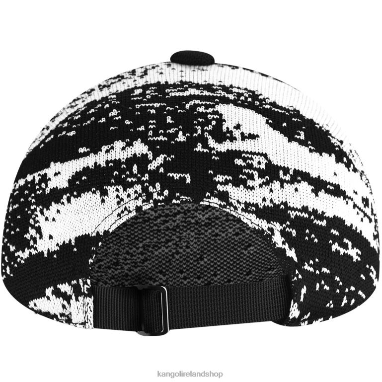 IE Kangol Airbrush Adj Spacecap Black/White Unisex Accessories 6B26V359
