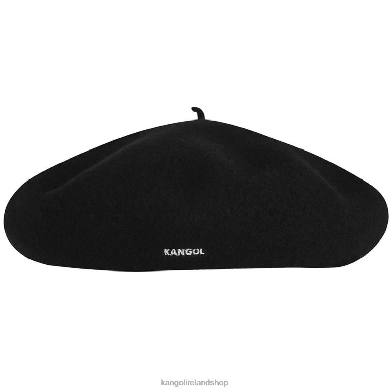 IE Kangol Anglobasque Beret Black Unisex Accessories 6B26V427