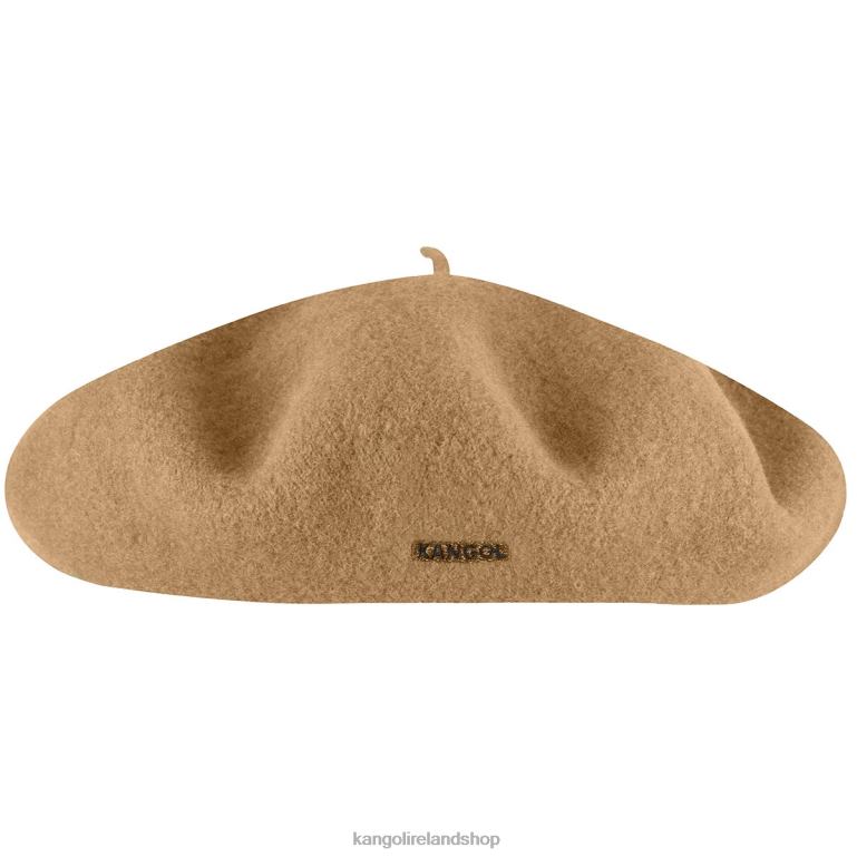 IE Kangol Anglobasque Beret Camel Unisex Accessories 6B26V428