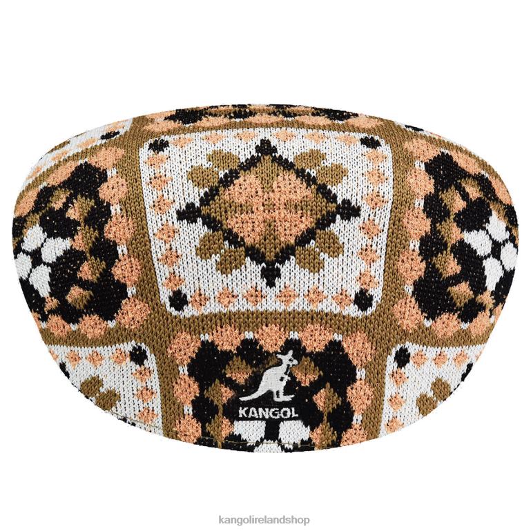 IE Kangol Arts & Crafts 504 Tan Multi Unisex Accessories 6B26V10