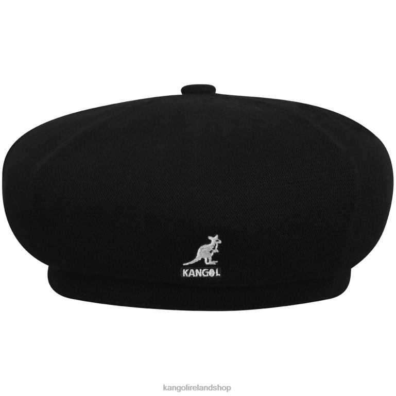 IE Kangol Bamboo Jax Beret Black Unisex Accessories 6B26V413