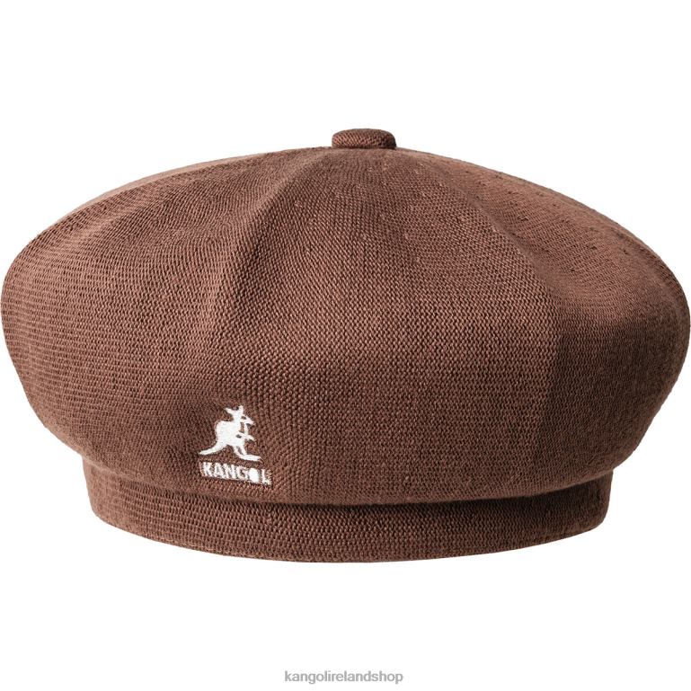 IE Kangol Bamboo Jax Beret Mahogany Unisex Accessories 6B26V414