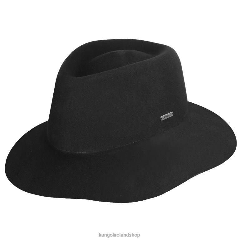 IE Kangol Barclay Trilby Black Unisex Accessories 6B26V899