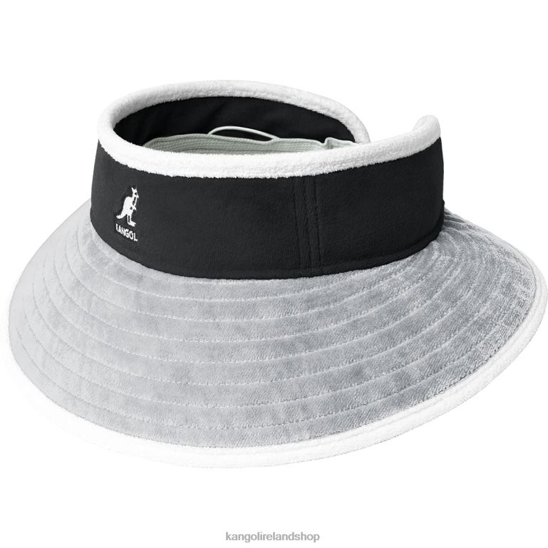IE Kangol Beach Side Visor Grey/Black Unisex Accessories 6B26V910