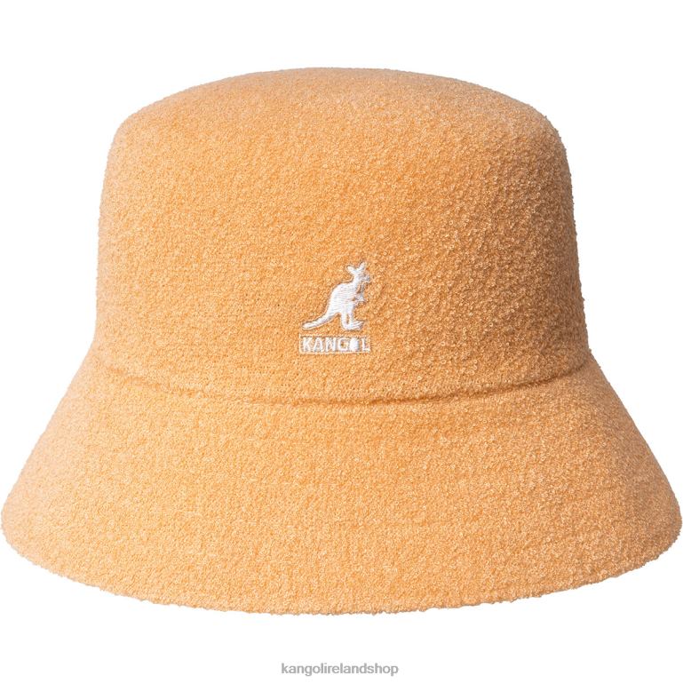 IE Kangol Bermuda Bucket Papaya Milk Unisex Accessories 6B26V632
