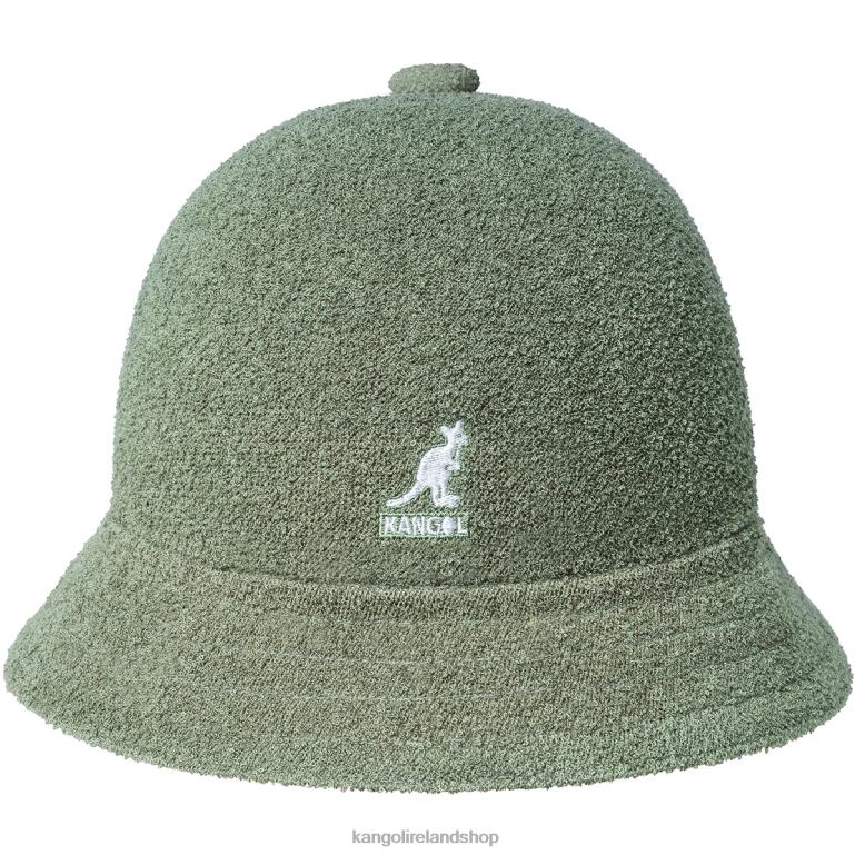 IE Kangol Bermuda Casual Oil Green Unisex Accessories 6B26V606