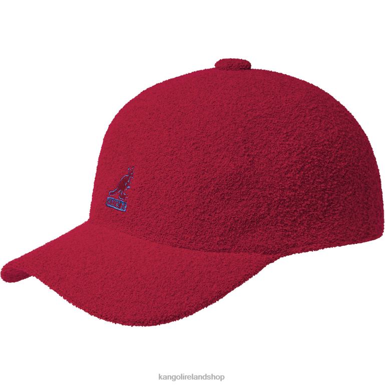 IE Kangol Bermuda Elastic Spacecap Scarlet Unisex Accessories 6B26V874