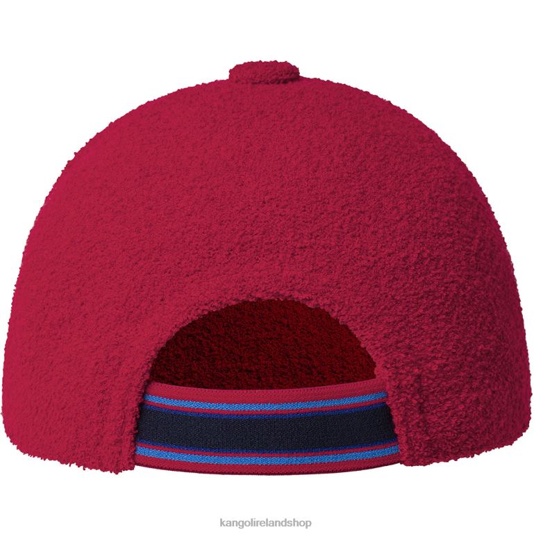 IE Kangol Bermuda Elastic Spacecap Scarlet Unisex Accessories 6B26V874