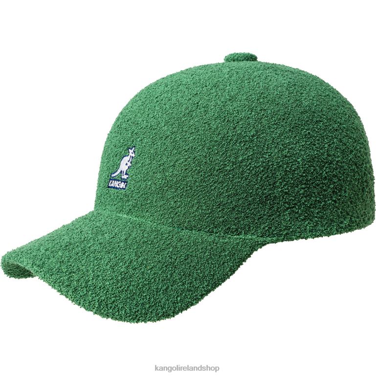 IE Kangol Bermuda Elastic Spacecap Turf Green Unisex Accessories 6B26V273