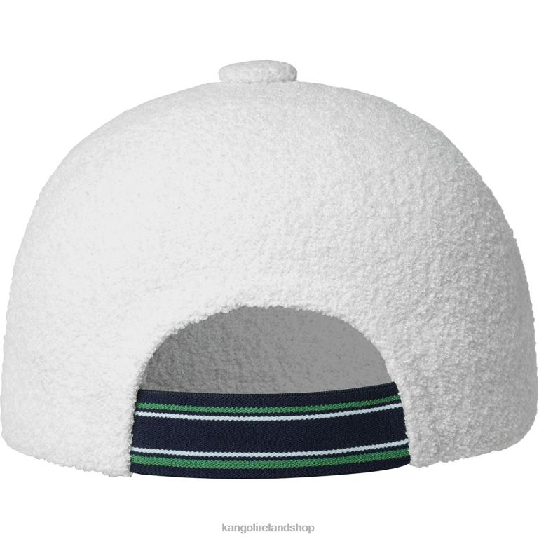 IE Kangol Bermuda Elastic Spacecap White Unisex Accessories 6B26V272