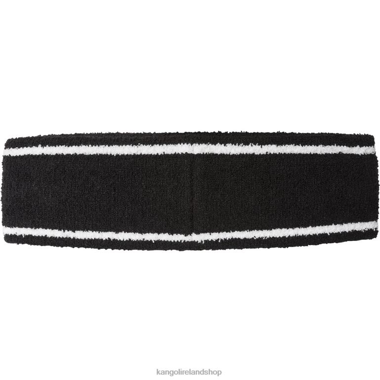 IE Kangol Bermuda Stripe Headband Black Unisex Accessories 6B26V906