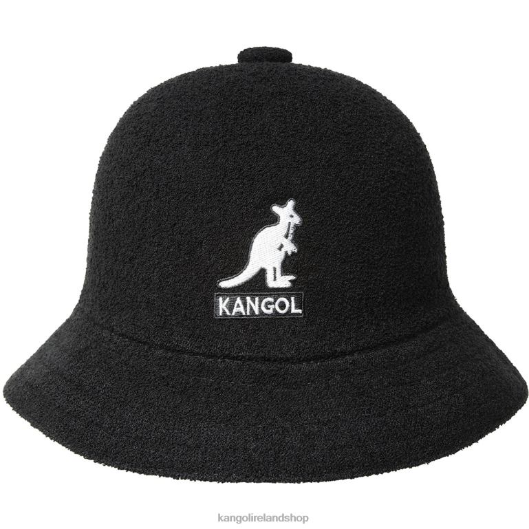 IE Kangol Big Logo Casual Black Unisex Accessories 6B26V520